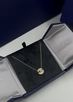 سلسال شوميه دائري صغير ذهبي