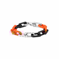 سوارة لوي فيتون لون أسود و برتقالي