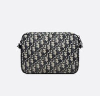 شنطة ديور زرقاء Saddle triple pouch