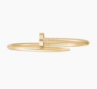 سوارة كارتييه لون ذهبي مسمار- بدون ملحقات-