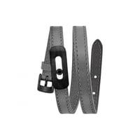 سوارة ميسيكا جلد لون رمادي