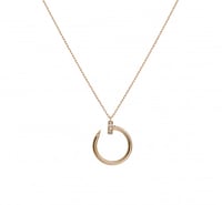 سلسال كارتييه مسمار ذهبي بكرستال