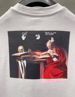 تيشيرت اوف وايت ابيض