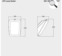 وحدة اضاءة جدارية انارة السور ايطالية