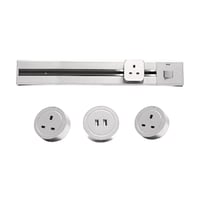 مجموعة مجرى مسار كهربائي 100 سم مع 5 مقبس كهربائي...