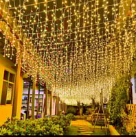 سلسلة شلال مضيئة مؤلفة من حبل افقي بطول 3 متر و سل...