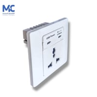 فيش ذكي مليتي مع 2 مخرج usb