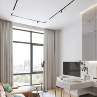 كشاف مسطرة عدسة 30 واط ثابت خاص بالمجرى الماغنتك