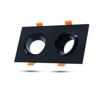 كرتون 20 حبة سبوت لايت مضاد توهج مزدوج فريم اسود ا...