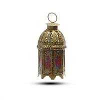 فانوس رمضان معدني 11 * 11 * 21 سم 8039