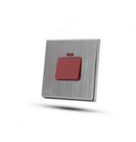 مفتاح مكيف بيانو رصاصي TV.ON