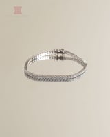 إسوارة تنس مطلية ذهب ماركة Elegance Lovers