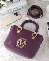 شنطة كتف/كروس ماركة لوف موسكينو - عنابي