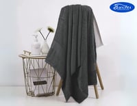 منشفة لوكس قطن مقاس 90*150، لون أزرق ، جودة عالية...