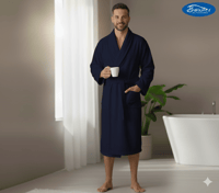 روب استحمام من القطن المصري، متعدد المقاسات بمختلف...