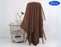 منشفة لوكس قطن مقاس 90*150، لون أزرق ، جودة عالية...