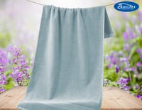 منشفة لوكس قطن طبيعي 100% مقاس 50*100، بألوان مختل...