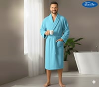 روب استحمام من القطن المصري، متعدد المقاسات بمختلف...