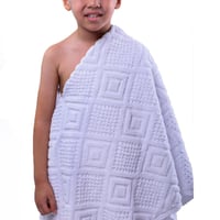 ثوب احرام للاطفال قطن 100% مغاط