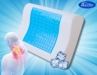 مخدة طبية ميمواري فوم دعم للرقبة بجيل التبريد