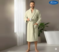 روب استحمام من القطن المصري، متعدد المقاسات بمختلف...