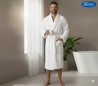 روب استحمام من القطن المصري، متعدد المقاسات بمختلف...