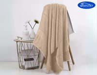 منشفة لوكس قطن مقاس 90*150، لون أزرق ، جودة عالية...