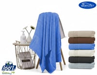 منشفة لوكس قطن مقاس 90*150، لون أزرق ، جودة عالية...