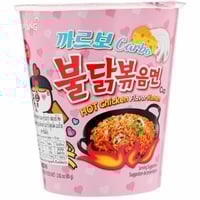 مكرونه كورية بولداك بنكهة الدجاج الحار كوب 80 جرام