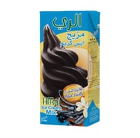 مزيج ايس كريم الري 1 لتر نكهة فانيلا سوداء