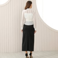 تنورة أسود أنيقة