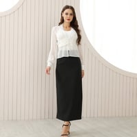 تنورة أسود أنيقة