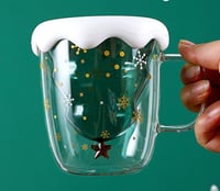 كوب زجاجي دبل Star wishing cup