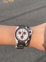 Omega x Swatch watch silver