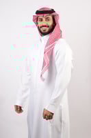 شماغ ملكي خاص أحمر غامق بصمة