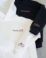 هودي شتوي مع كلمات حب لا ينتهي