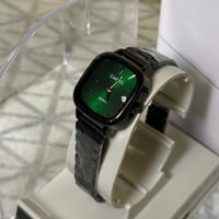 كاسيو LTP نسائي - اسود مينا اخضر