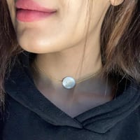 سلسال فضه خالص عيار925حجر طبيعي - متجر اجوان