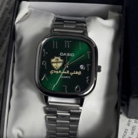 ساعة كاسيو بتصميم شعار الاهلي