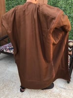 فروة رجالية لون بني فخمة