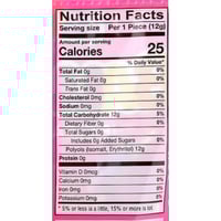 مصاصات خالية من السكر بنكهة فواكة