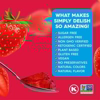 جلي خالي من السكر الفراولة