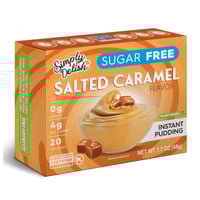 حلوى الكرميل المملح ( بودنج ) خالي من السكر
