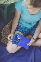 حافظة فريو حجم كبير ( 5 اقلام ) اسود