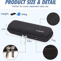 حافظة انسولين قلمين اسود