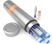 حافظة انسولين ستانيس ستيل 2 - 4 اقلام