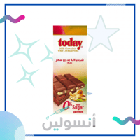 شوكولاته بالحليب بالمكسرات بدون سكر