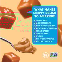 حلوى الكرميل المملح ( بودنج ) خالي من السكر