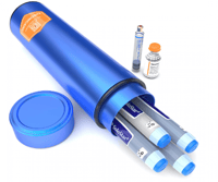 حافظة انسولين ستانيس ستيل 2 - 4 اقلام