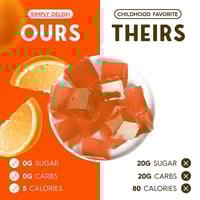 جلي خالي من السكر برتقال